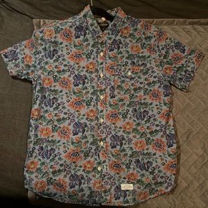 Men’s Floral Short Sleeved Button Down Shirt from CPO Provisions